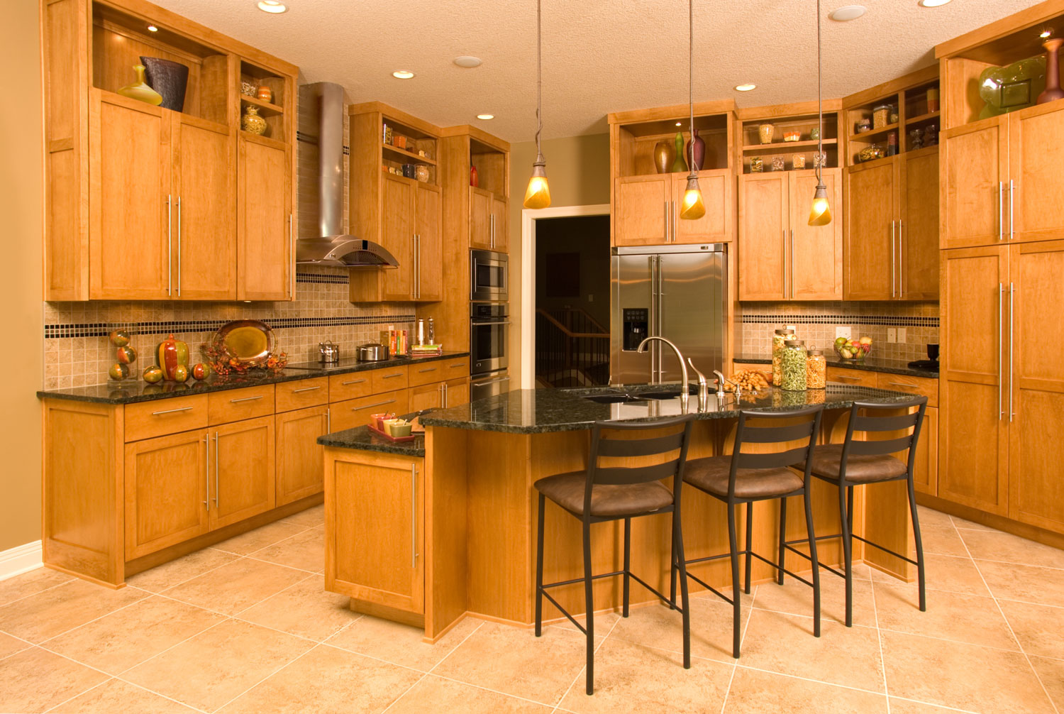 Professional cleaning of kitchen cabinets after a renovation